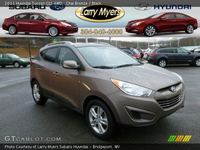 2011 Hyundai Tucson GLS AWD in Chai Bronze