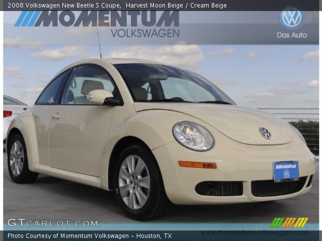 2008 Volkswagen New Beetle S Coupe in Harvest Moon Beige