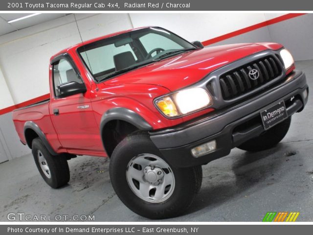 2001 Toyota Tacoma Regular Cab 4x4 in Radiant Red
