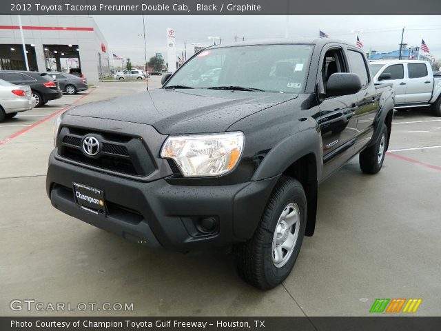 2012 Toyota Tacoma Prerunner Double Cab in Black