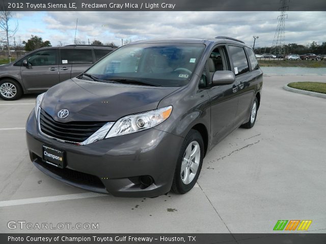 2012 Toyota Sienna LE in Predawn Gray Mica