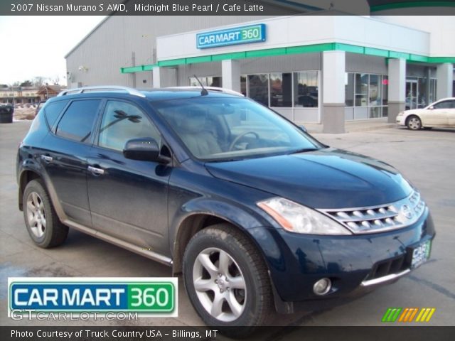 2007 Nissan Murano S AWD in Midnight Blue Pearl
