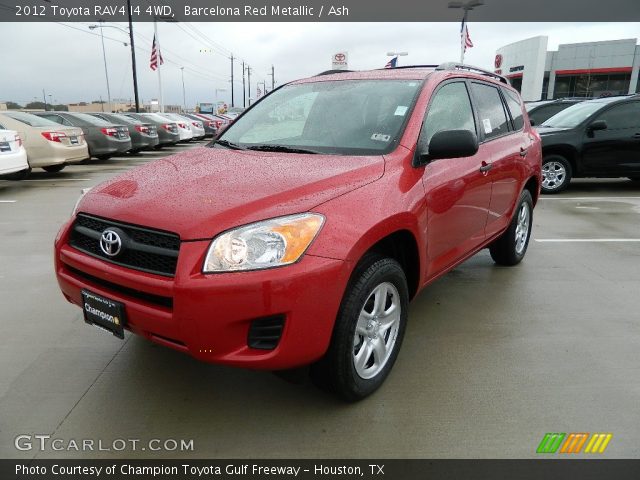 2012 Toyota RAV4 I4 4WD in Barcelona Red Metallic