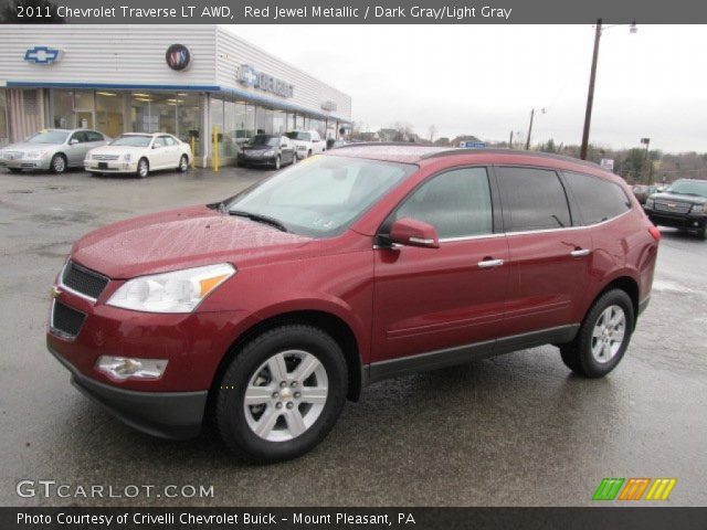 2011 Chevrolet Traverse LT AWD in Red Jewel Metallic