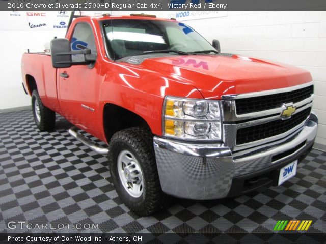 2010 Chevrolet Silverado 2500HD Regular Cab 4x4 in Victory Red