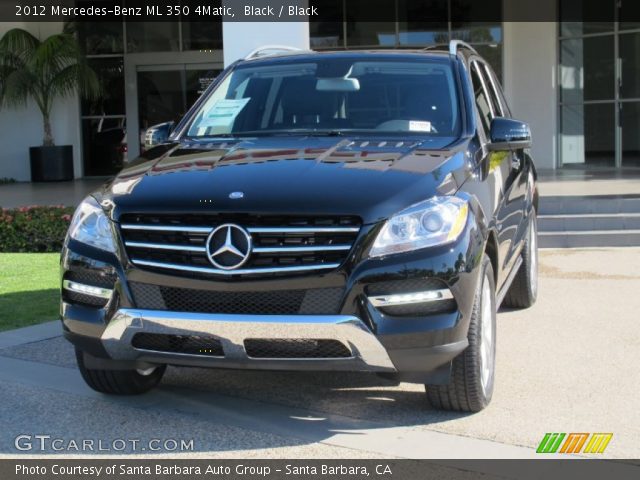 2012 Mercedes-Benz ML 350 4Matic in Black