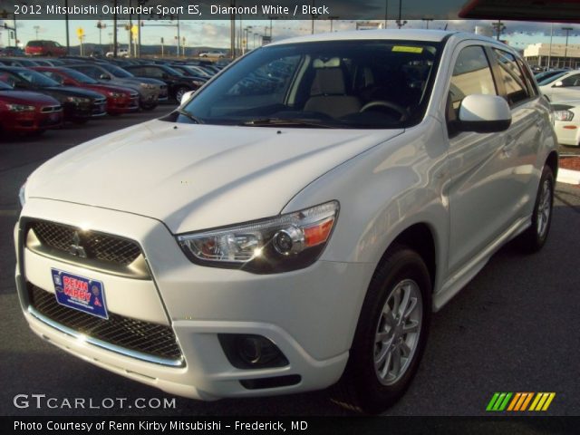 2012 Mitsubishi Outlander Sport ES in Diamond White