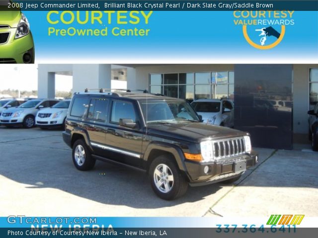 2008 Jeep Commander Limited in Brilliant Black Crystal Pearl