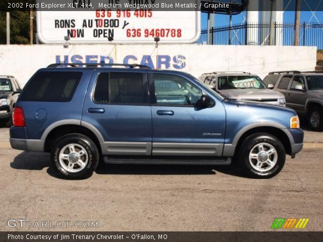 2002 Ford Explorer XLT 4x4 in Medium Wedgewood Blue Metallic
