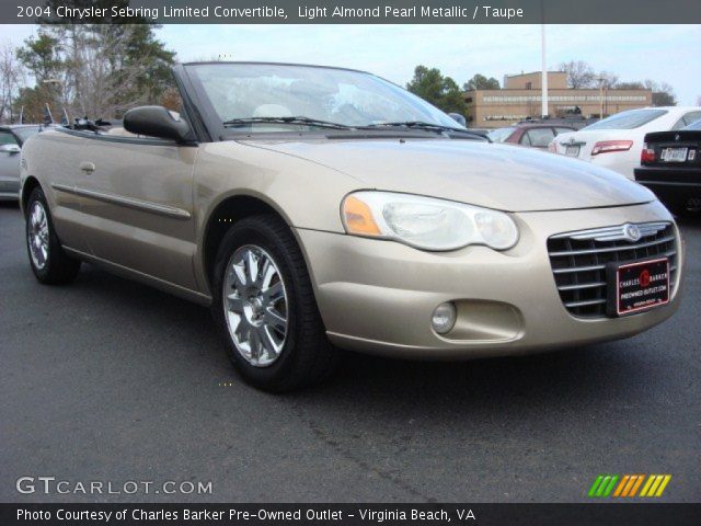 2004 Chrysler Sebring Limited Convertible in Light Almond Pearl Metallic