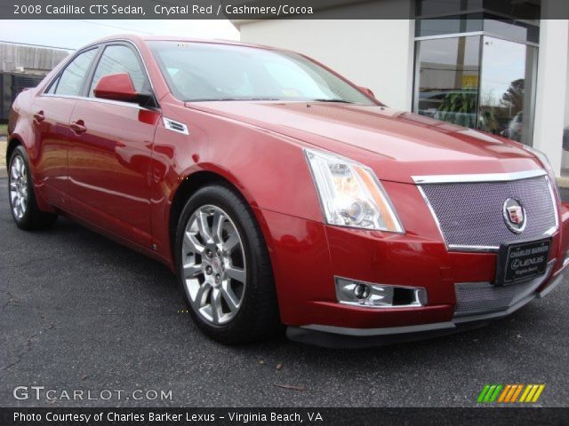 2008 Cadillac CTS Sedan in Crystal Red