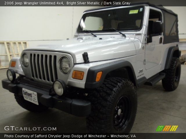 2006 Jeep Wrangler Unlimited 4x4 in Bright Silver Metallic