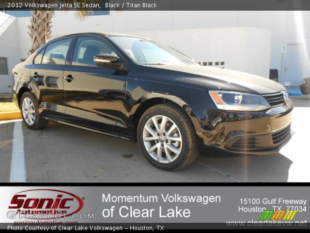 2012 Volkswagen Jetta SE Sedan in Black