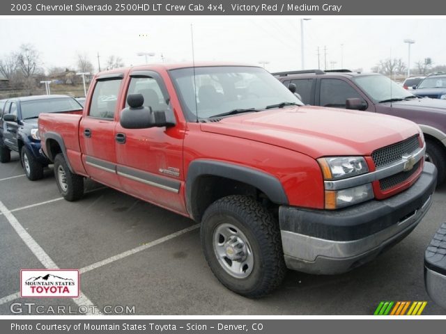 2003 Chevrolet Silverado 2500HD LT Crew Cab 4x4 in Victory Red