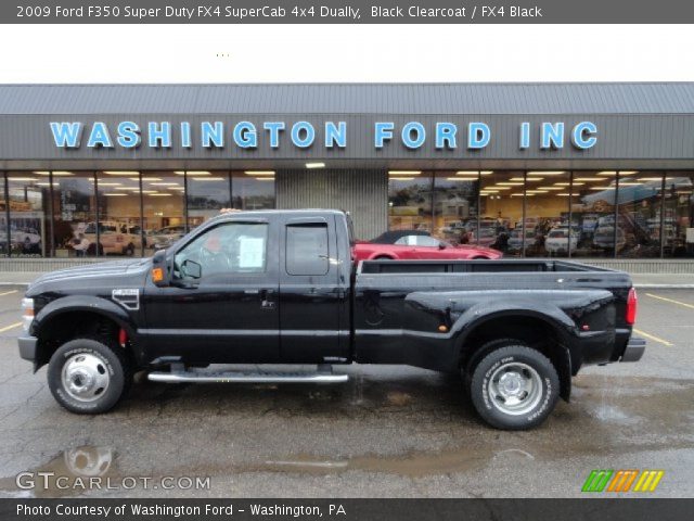 2009 Ford F350 Super Duty FX4 SuperCab 4x4 Dually in Black Clearcoat