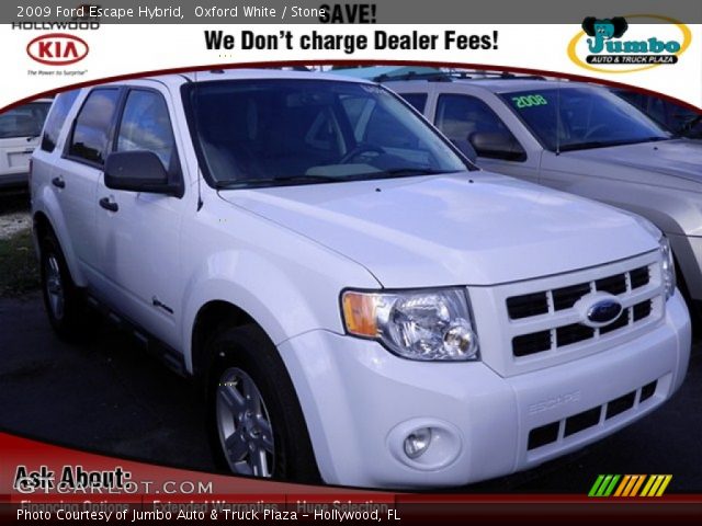 2009 Ford Escape Hybrid in Oxford White