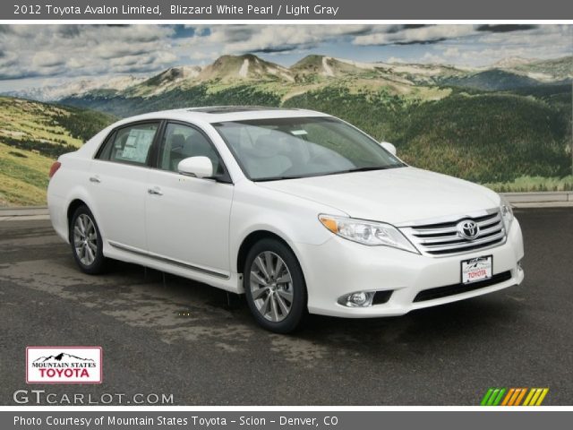 2012 Toyota Avalon Limited in Blizzard White Pearl