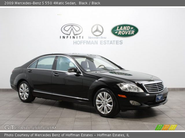 2009 Mercedes-Benz S 550 4Matic Sedan in Black