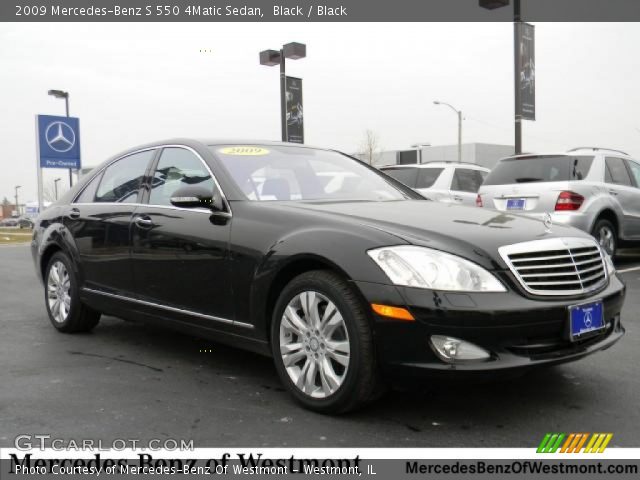 2009 Mercedes-Benz S 550 4Matic Sedan in Black