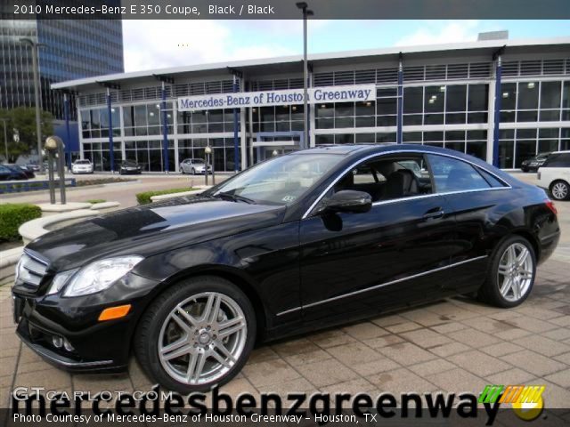 2010 Mercedes-Benz E 350 Coupe in Black