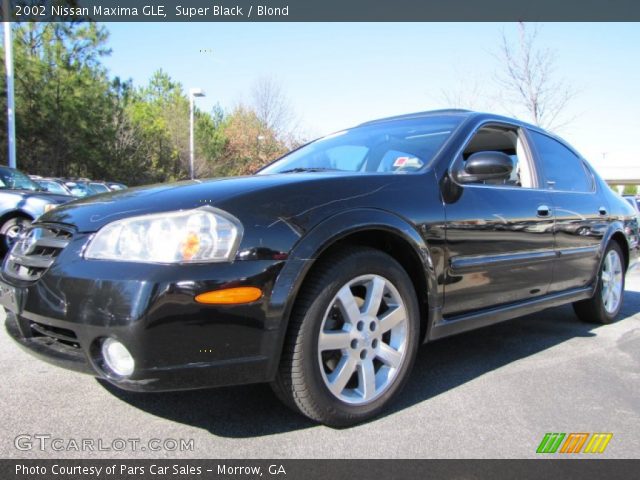 2002 Nissan Maxima GLE in Super Black