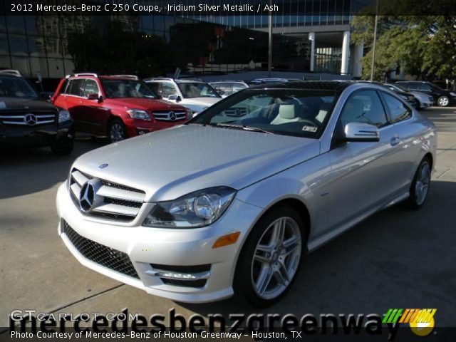 2012 Mercedes-Benz C 250 Coupe in Iridium Silver Metallic