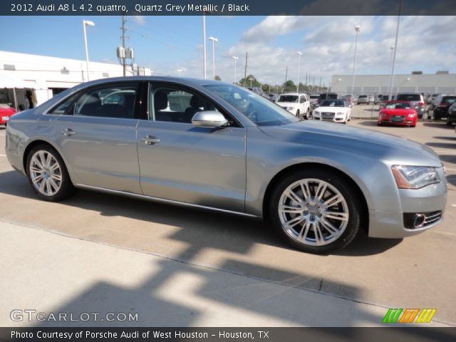2012 Audi A8 L 4.2 quattro in Quartz Grey Metallic