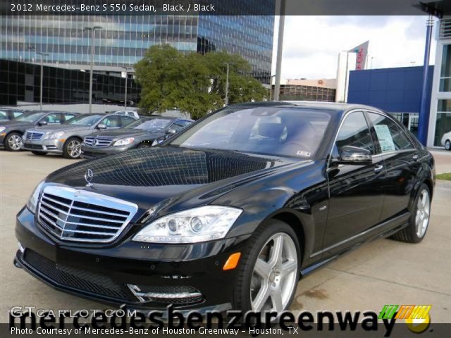 2012 Mercedes-Benz S 550 Sedan in Black