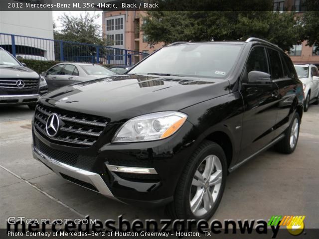2012 Mercedes-Benz ML 350 4Matic in Black