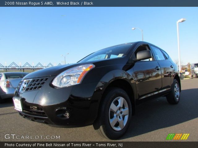 2008 Nissan Rogue S AWD in Wicked Black