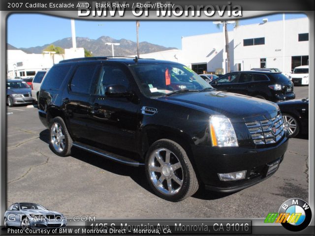 2007 Cadillac Escalade AWD in Black Raven