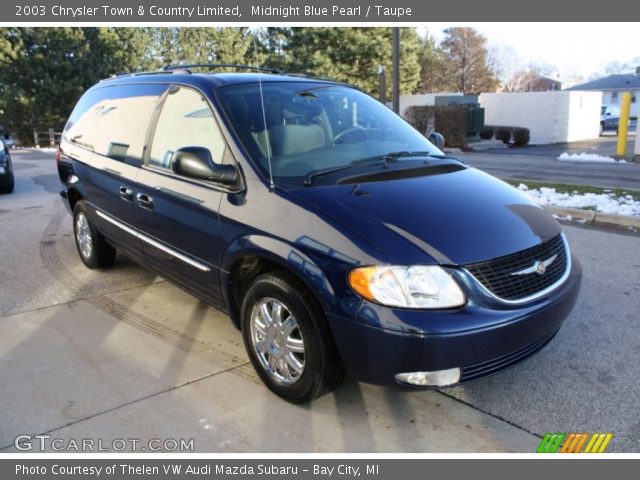 2003 Chrysler Town & Country Limited in Midnight Blue Pearl