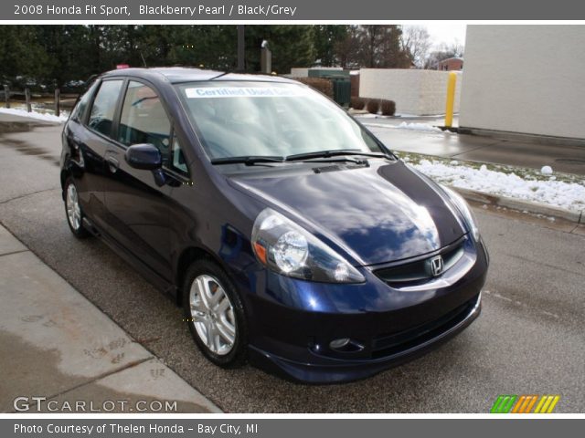 2008 Honda Fit Sport in Blackberry Pearl