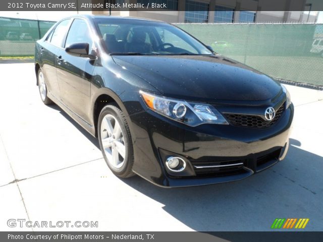 2012 Toyota Camry SE in Attitude Black Metallic