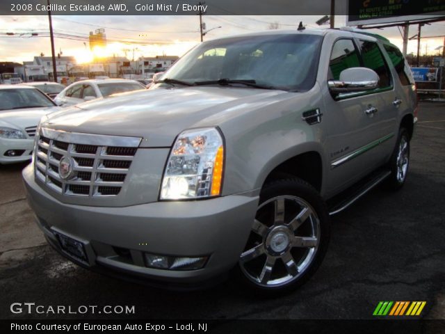 2008 Cadillac Escalade AWD in Gold Mist