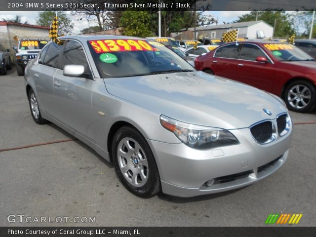 2004 BMW 5 Series 525i Sedan in Titanium Silver Metallic