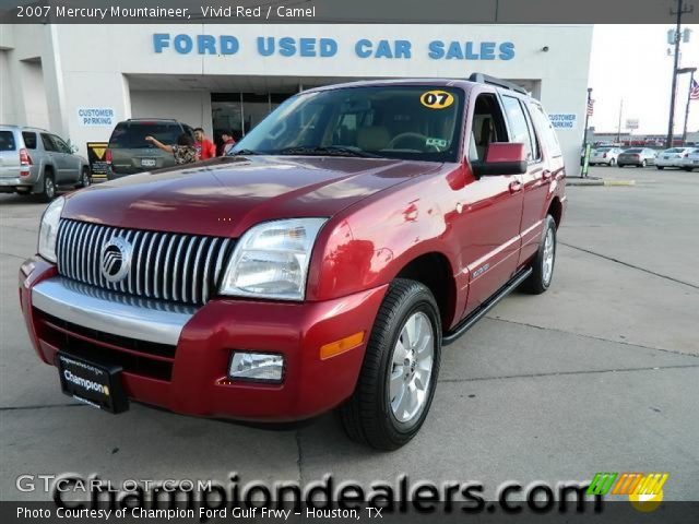 2007 Mercury Mountaineer  in Vivid Red