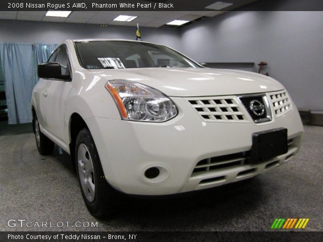 2008 Nissan Rogue S AWD in Phantom White Pearl