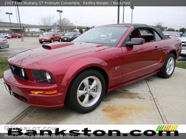 2007 Ford Mustang GT Premium Convertible in Redfire Metallic