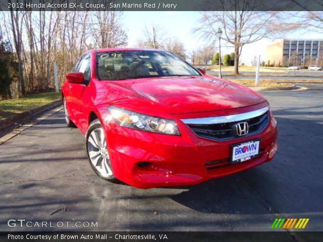 2012 Honda Accord EX-L Coupe in San Marino Red