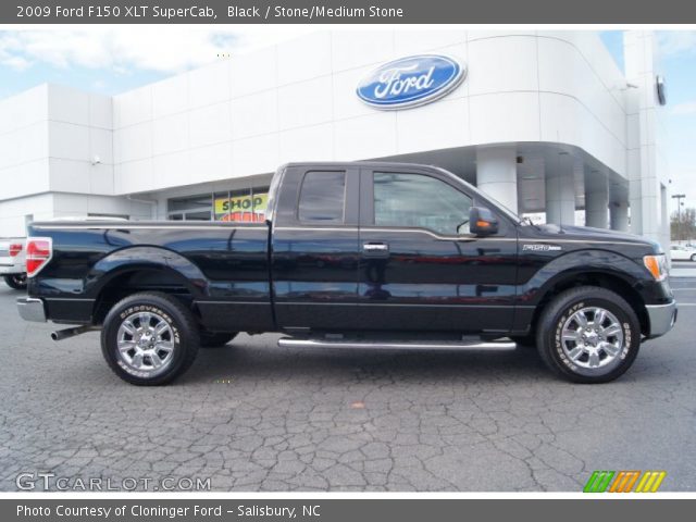 2009 Ford F150 XLT SuperCab in Black