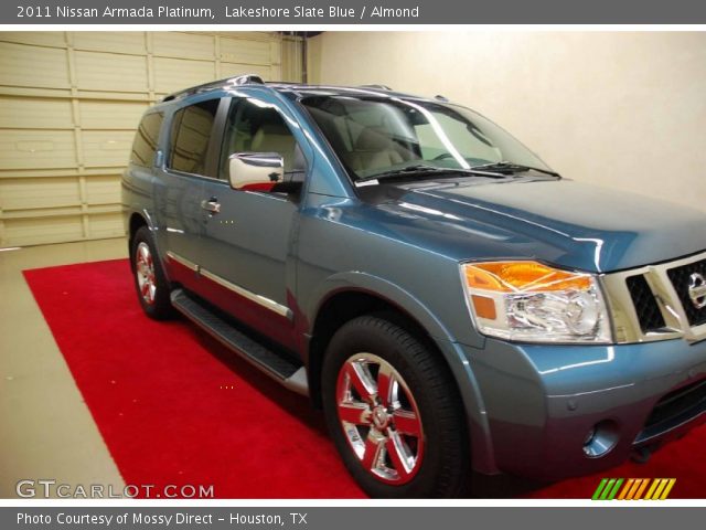 2011 Nissan Armada Platinum in Lakeshore Slate Blue