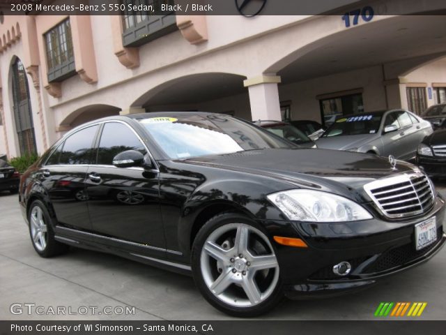 2008 Mercedes-Benz S 550 Sedan in Black