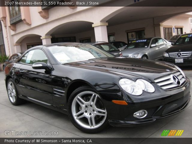 2007 Mercedes-Benz SL 550 Roadster in Black