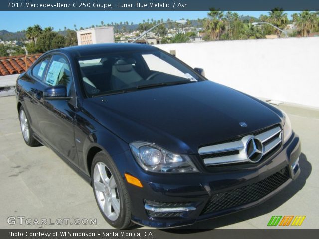 2012 Mercedes-Benz C 250 Coupe in Lunar Blue Metallic