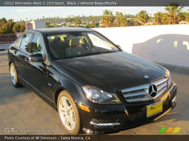 2012 Mercedes-Benz C 250 Sport in Black