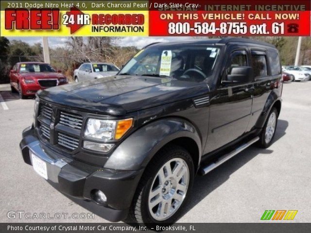 2011 Dodge Nitro Heat 4.0 in Dark Charcoal Pearl