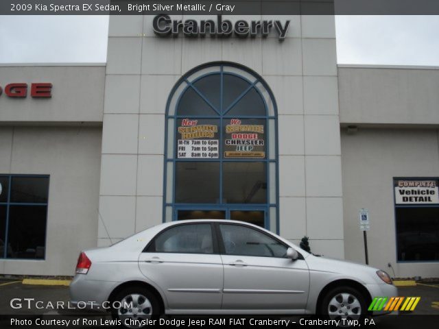 2009 Kia Spectra EX Sedan in Bright Silver Metallic