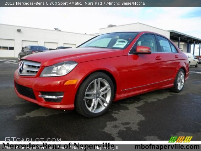 2012 Mercedes-Benz C 300 Sport 4Matic in Mars Red