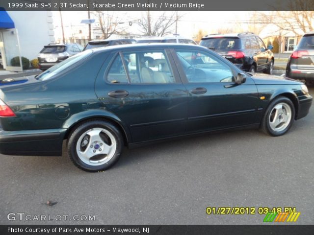 1999 Saab 9-5 2.3T Sedan in Scarabe Green Metallic
